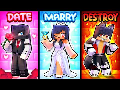 Minecraft but DATE MARRY DESTROY!