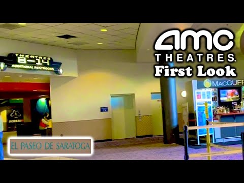 AMC Theatres 14 First Look Low Light HD POV El Paseo de Saratoga 2023-02-18