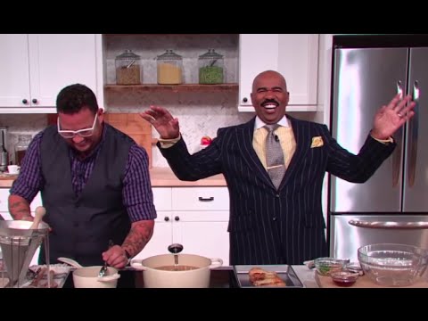 Cooking Like A Master Chef with Graham Elliot || STEVE HARVEY