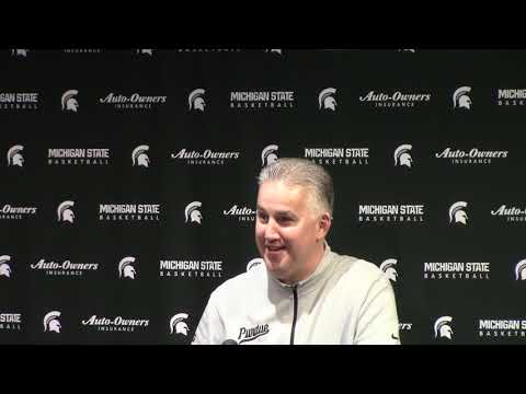 Purdue coach Matt Painter on 75-66 loss at Michigan State