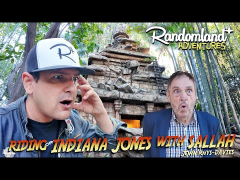 Riding Indiana Jones with SALLAH at Disneyland! (John Rhys-Davies!)