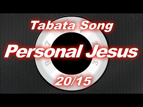 Tabata Song - Personal Jesus HQ Audio / 20-15 Split | Workout timer: 8 Rounds With Vocal Cues