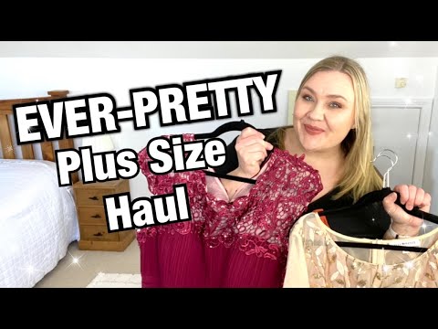 EVER-PRETTY plus size try on haul | FORMAL GOWNS | Fashion over 40