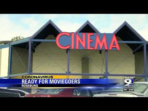 Roseburg Cinemas prep for reopening under phase two