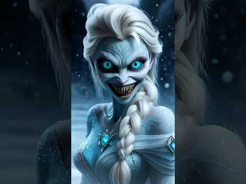 Horror versions of the Frozen characters #scary