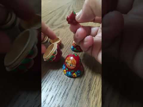 Smallest Matryoshka|Russian Nesting Dolls #shorts