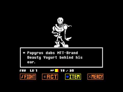 Undertale - Papyrus Boss Fight