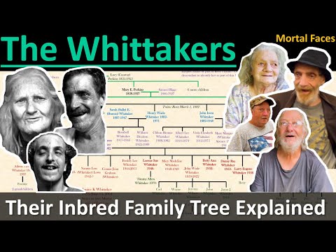 THE WHITTAKERS: A West Virginia Inbred Family Tree Explained- Mortal Faces