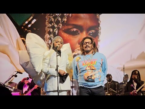 Lauryn Hill brings out her kids father Rohan Marley, friends, and original band in Brooklyn