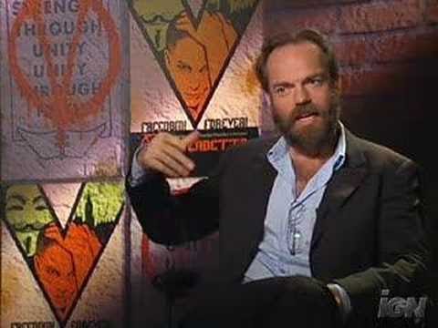 Hugo Weaving - V for Vendetta interview