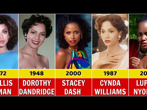 The Most Beautiful Black Actresses Every Year || 1930 - 2024