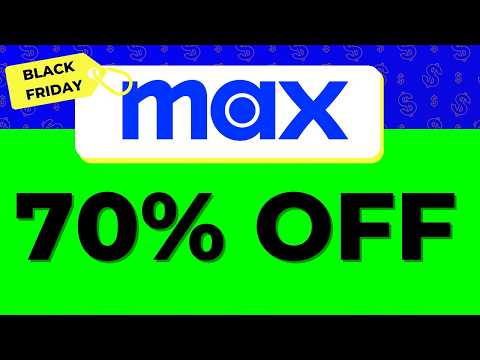 Max Black Friday 2024 Deal: $2.99/Month for 6 Months! (70% OFF)