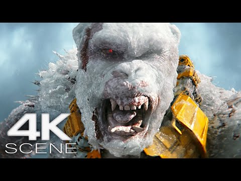 Godzilla, King Kong, & Shimo Vs Skar King (2024) Final Fight Scene | Godzilla X Kong: The New Empire