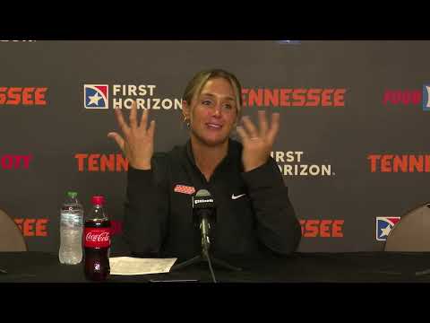 Lady Vols Basketball Coach Kim Caldwell post-game vs. UT Martin