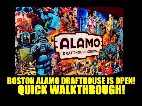 The New ALAMO DRAFTHOUSE Cinema IS OPEN in BOSTON!