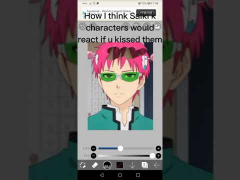 How I think Saiki k characters would react if u kissed them