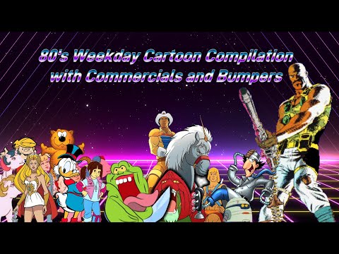 80's Weekday Cartoon Compilation with Commercials and Bumpers