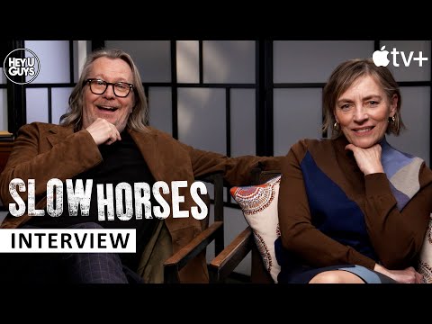 Slow Horses Season 2- Gary Oldman & Saskia Reeves - the show's Britishness & Swearing with Logan Roy