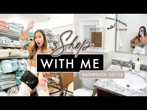 SHOP WITH ME for Bathroom Decor + HUGE HAUL! | By Sophia Lee