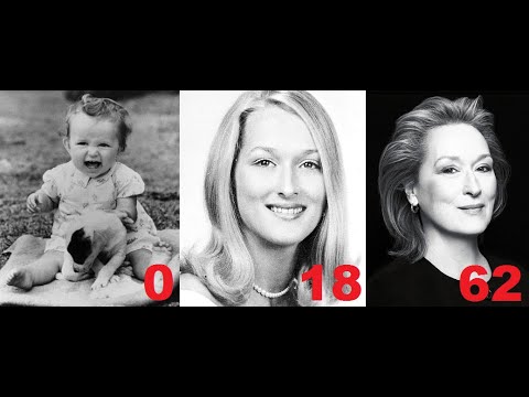 Meryl Streep from 0 to 73 years old