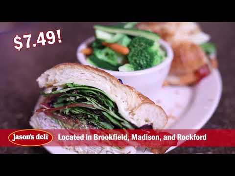 WI57 | Jason's Deli - Turkey Club Sandwich & Salad Bar - :30