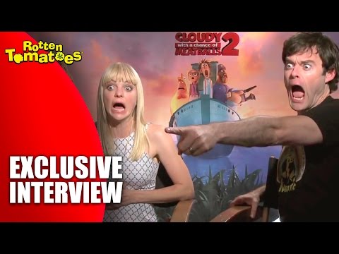 BIll Hader & Anna Faris - Exclusive 'Cloudy with a Chance of Meatballs 2' (2013)