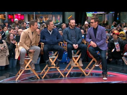 'Avengers: Age of Ultron' Cast Takes Over Times Square