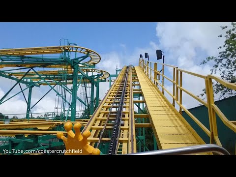 Ragin' Cajun Front Row (HD POV) Six Flags America