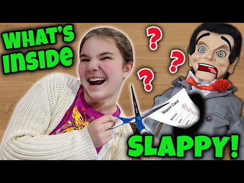 What's Inside Slappy? Cuttin Open Slappy The Evil Dummy