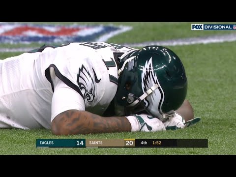 Alshon Jeffrey Drop | Eagles vs. Saints Game Winning Interception