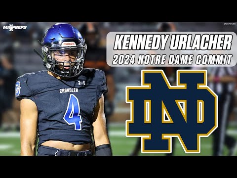 Brian Urlacher's Son HITS HARD like him 😤 | 2024 Notre Dame commit Kennedy Urlacher | HIGHLIGHTS 🎥