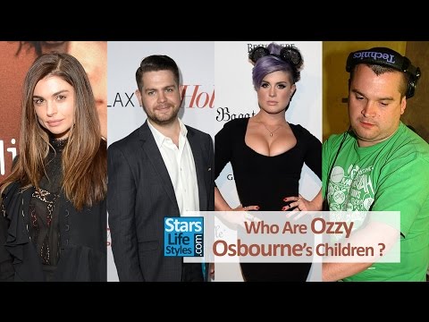 Who Are Ozzy Osbourne's Children ? [3 Daughters And 3 Sons] | Black Sabbath Singer