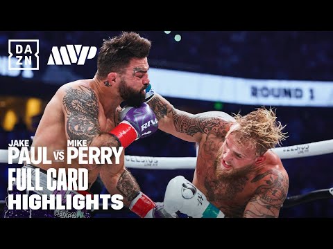 FULL CARD HIGHLIGHTS | JAKE PAUL VS MIKE PERRY