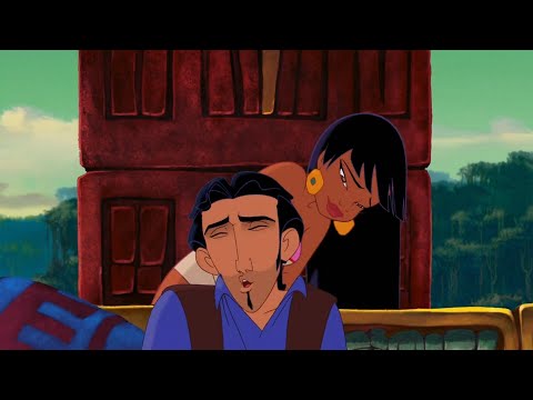 The Road To El Dorado - Chel's seduction