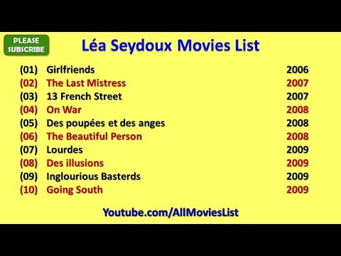 Léa Seydoux Movies List