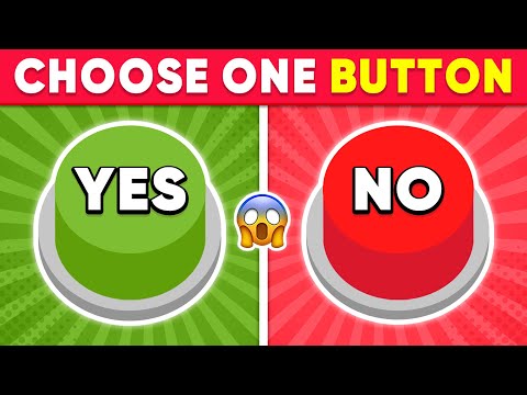 Choose One BUTTON...! 😱 YES or NO Challenge 🟢🔴