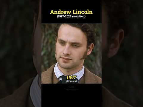 Andrew Lincoln evolution (1997-2024) 🎬✨️ #andrewlincoln #throwback #thewalkingdead