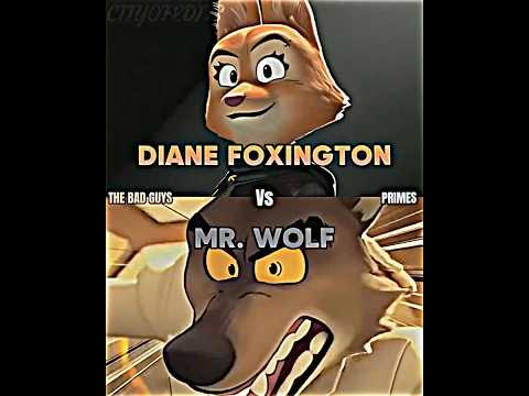 Diane Foxington vs Mr. Wolf #dianefoxington #thebadguys #mrwolf #vsbattle #whoisstronger #debate