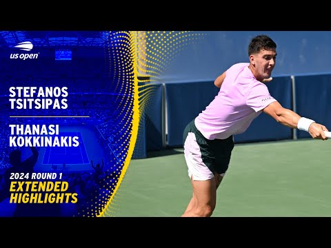 Stefanos Tsitsipas vs. Thanasi Kokkinakis Extended Highlights | 2024 US Open Round 1