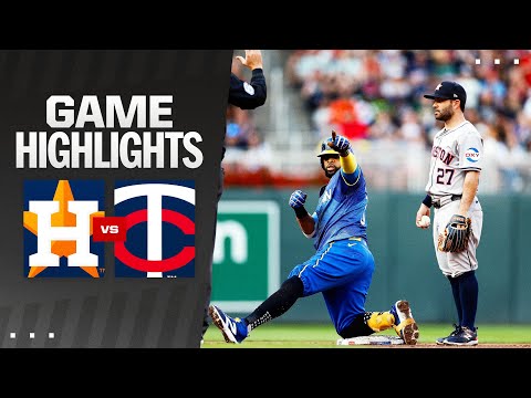 Astros vs. Twins Game Highlights (7/5/24) | MLB Highlights