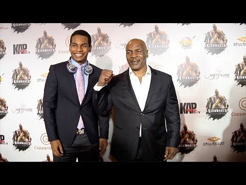 Mike Tyson and Miguel Leon Tyson "Kickboxer: Retaliation" Los Angeles Premiere  Red Carpet