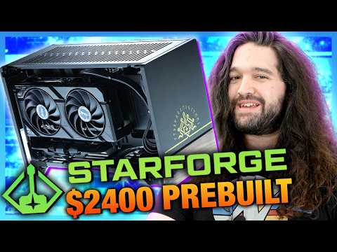 Actually Good: $2400 Starforge Pre-Built Gaming PC Review (Lowkey Fractal Terra ITX)