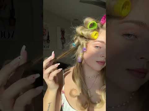 Hair Rollers Routine: step by step