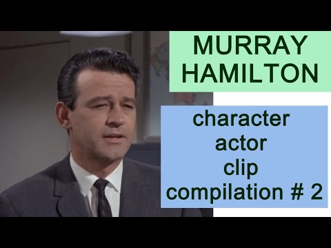 Murray Hamilton character actor clip compilation # 2