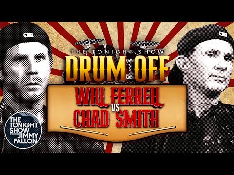 Tonight Show Drum-Off: Will Ferrell vs. Chad Smith