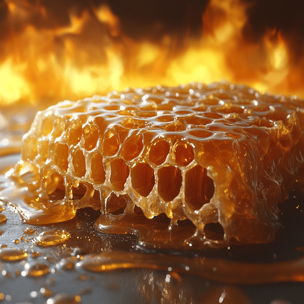 is honey flammable