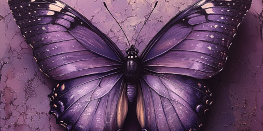 purple butterfly