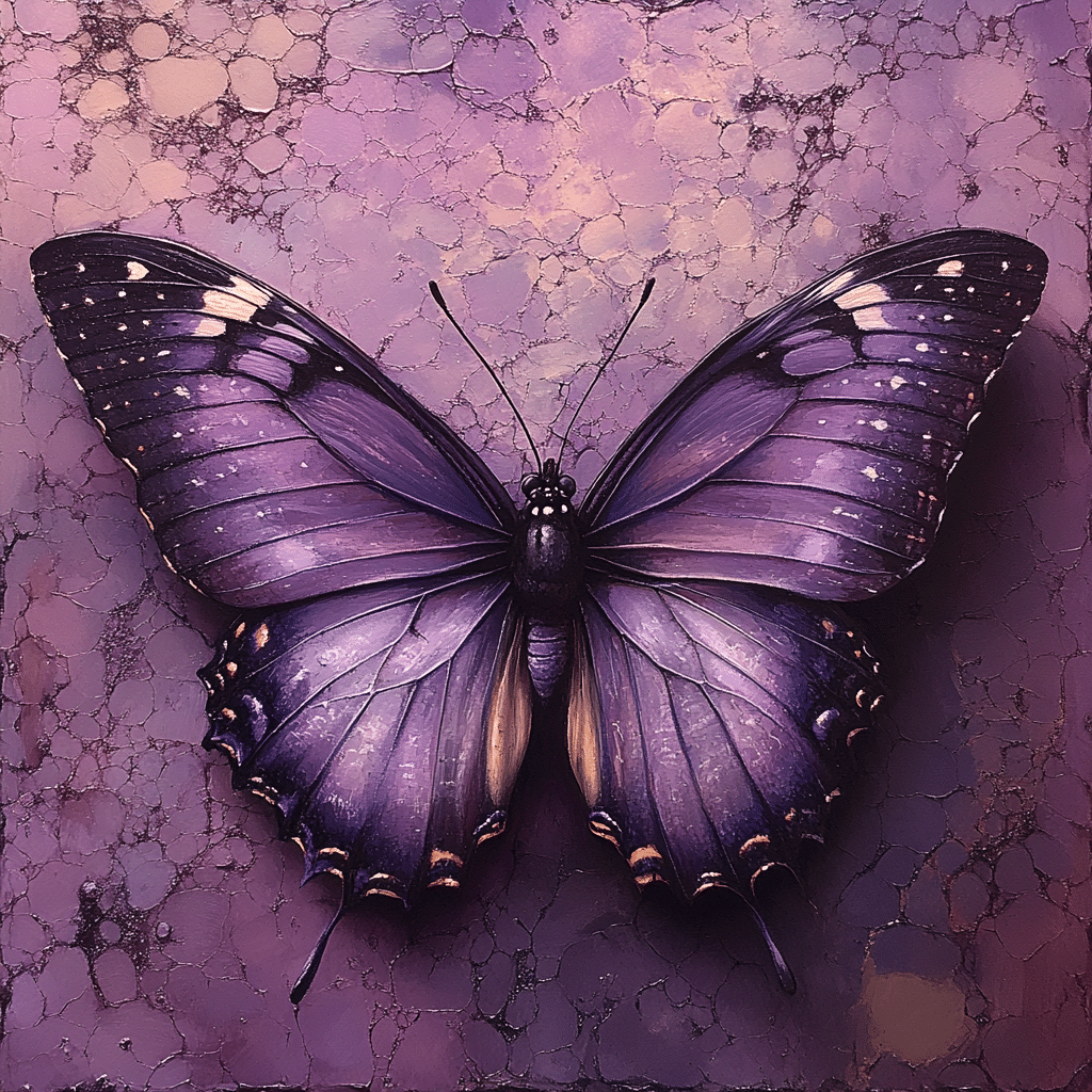 purple butterfly