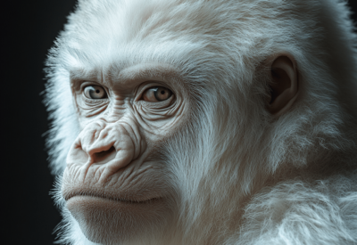 albino gorilla