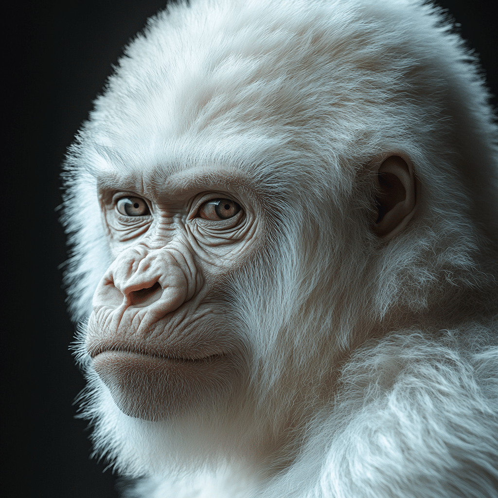 albino gorilla